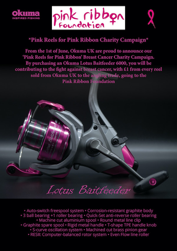 Okuma reels in Pink Ribbon campaign - Angling Trades Association